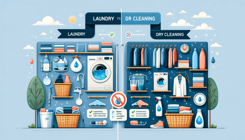 Comprendre la différence entre le lavage et le nettoyage à sec