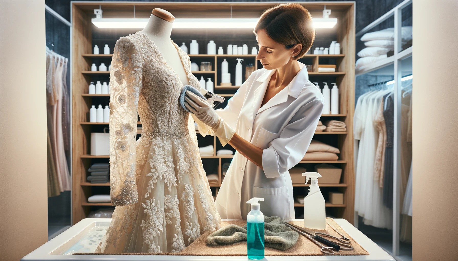 The Art of Professional Cleaning for Lace Evening Gowns Marie Claire