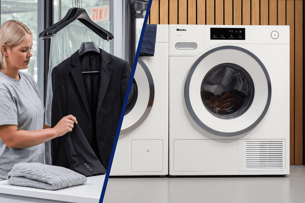 Dry Cleaning vs. Machine Washing Marie-Claire Dry Cleaning vs. Machine Washing