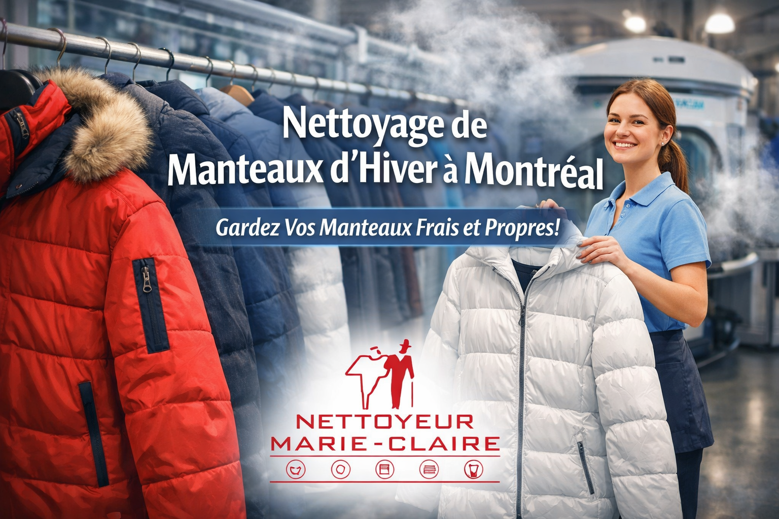 Nettoyage de manteaux d’hiver